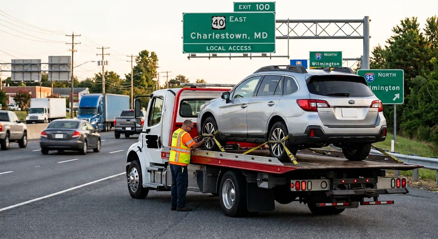 AWD towing Charlestown MD